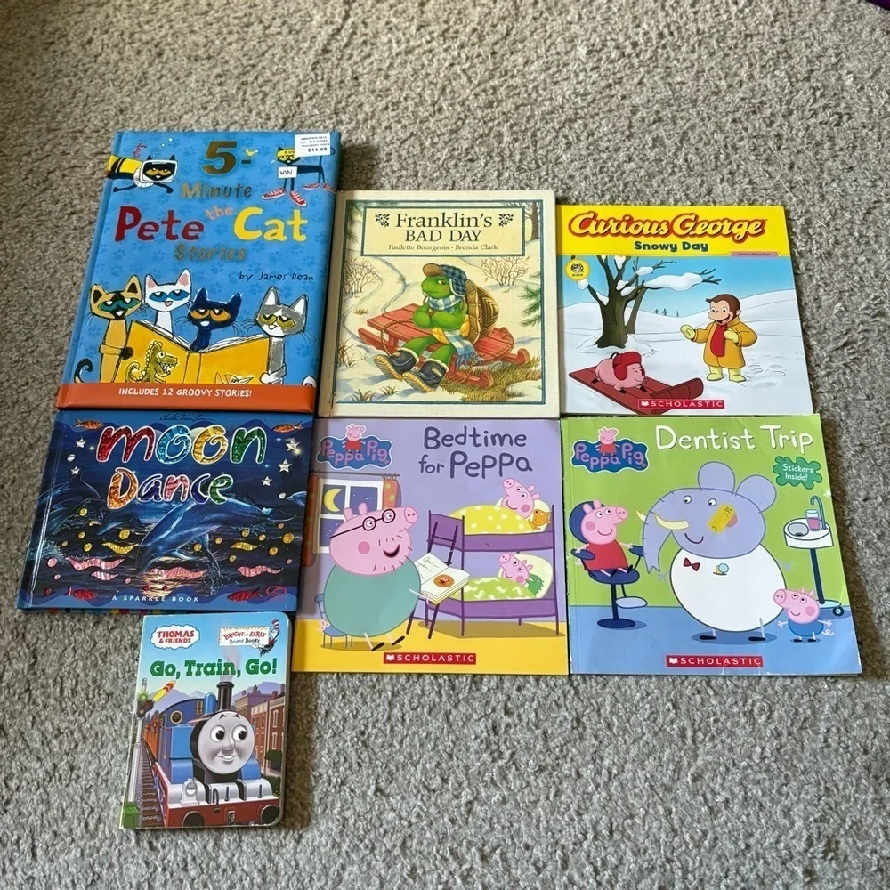 Storybook Collection Instant Library Book Bundle Lot Franklin Turtle Pete Cat
